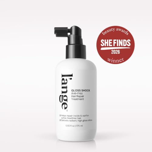 Anti-Frizz Hair Spray with Heat Protection and Shine for All Hair Types
