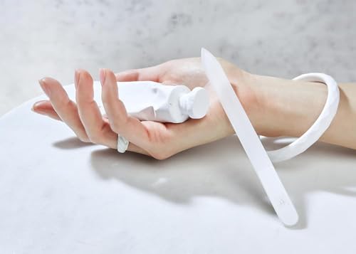 Glass Nail File 6 Inch Fine Grain Double Sided Nail Care Tool