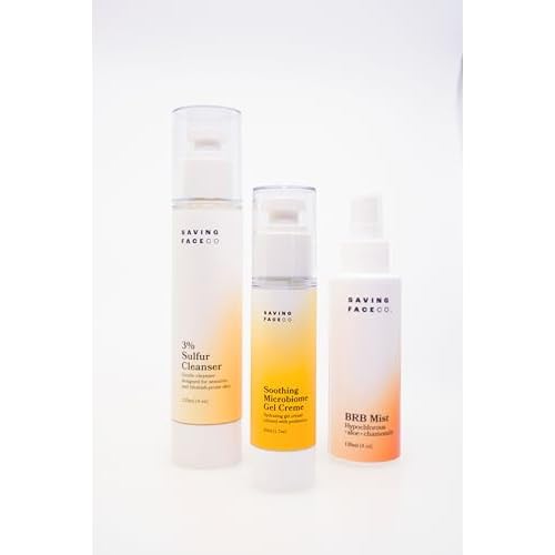 Saving Face Co. BRB Barrier Reset Boost Skin Mist - Hypochlorous Acid Facial Spray, Soothing Toner for Sensitive Skin, Calming Barrier Repair with Chamomile & Aloe, Daily Face Mist (4 Oz)