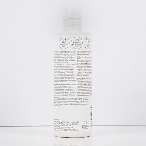 Paul Mitchell Super Sculpt Styling Glaze - Flexible Hold & Shine - Floral Scent - 33.8 Fl Oz - Breezy Variant