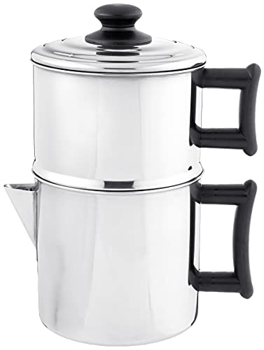 Lindy's 10-Cup Stainless Steel Stovetop Drip Coffee Maker - Classic Design