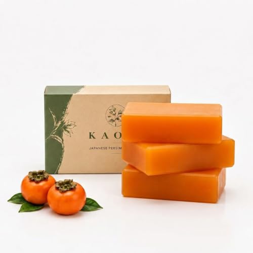 Deodorizing Persimmon Soap - Natural Body Bar for Fresh Skin