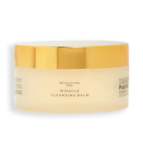 Revolution Beauty London Pro Miracle Vegan Collagen Cleansing Balm, Hydrating & Nourishing Face Cleanser & Makeup Remover, Vegan & Cruelty-Free, 3.4 oz