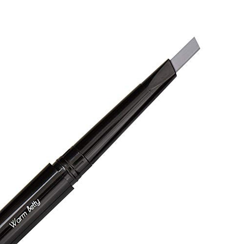Eye Embrace Warm Betty: Light Gray Eyebrow Pencil ? Waterproof, Double-Ended Automatic Angled Tip & Spoolie Brush, Cruelty-Free
