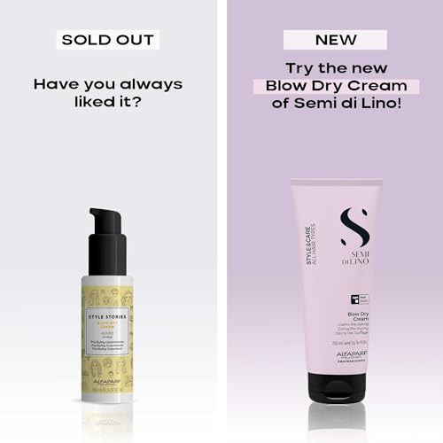 Alfaparf Milano Semi di Lino Style & Care Blow Dry Cream - Heat Protectant