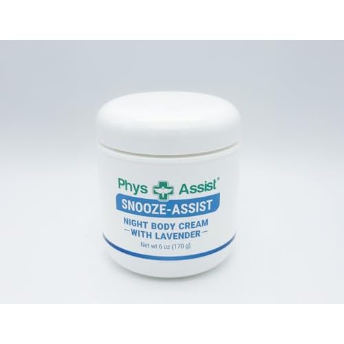 Snooze-Assist Body Cream ? Enriched with Lavender Oil ? Calming & Nourishing Night Cream ? Non-Greasy, Clean Fresh Scent, Easily Absorbed ? 6 oz.