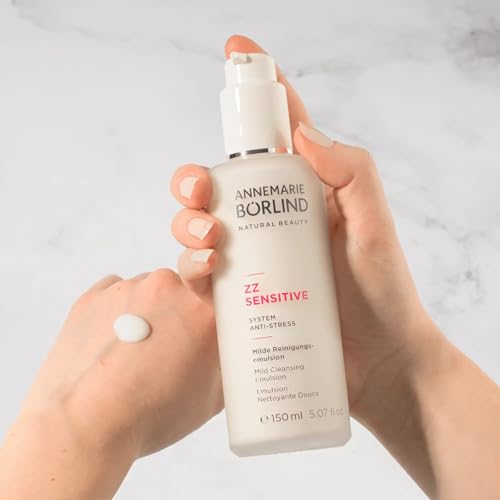 ANNEMARIE BÖRLIND ZZ Sensitive Mild Cleansing Emulsion 5 Oz Facial Wash with Hyaluronic Acid & Golden Orchid – Sensitive Skin Care