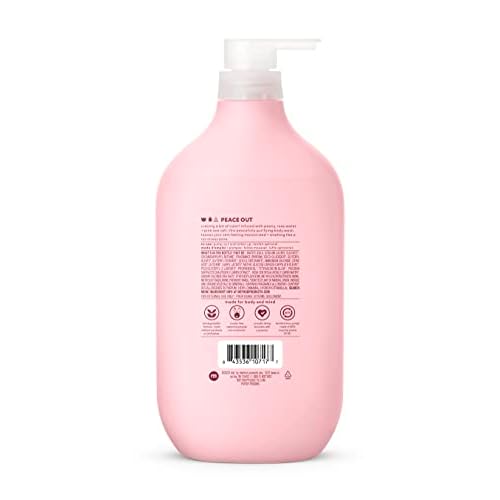 Method Body Wash (28 oz) and Shampoo (14 oz) Pure Peace Paraben-Free Peony Rose Water Pink Sea Salt
