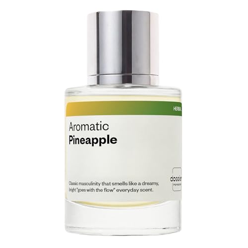 Men's Aromatic Pineapple Fragrance Eau de Parfum 50ml - Long-Lasting, Vegan, Unisex Scent