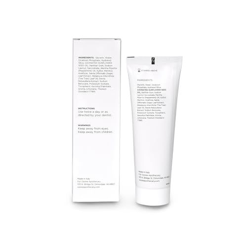 Ozone Oil Toothpaste Natural Fluoride-Free Oral Care for Healthy Gums & Teeth
