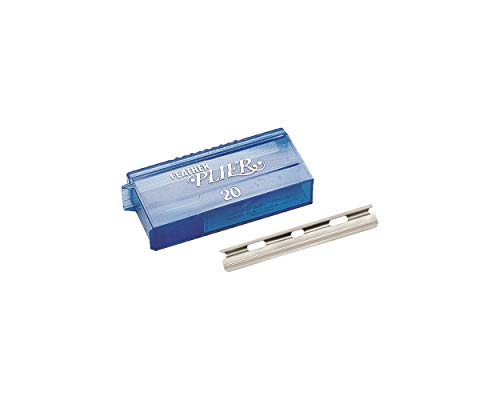 40 Pack Hair Razor Blades for Hair Cutting - Straight Razor Refills for Men & Barbers - Fits Plier Haircutters - Japanese Made