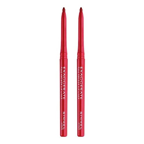 Rimmel Exaggerate lip liner, Red Diva, 2 Count