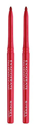 Rimmel Exaggerate Lip Liner Set - Red Diva, 2 Count - Define & Shape Lips