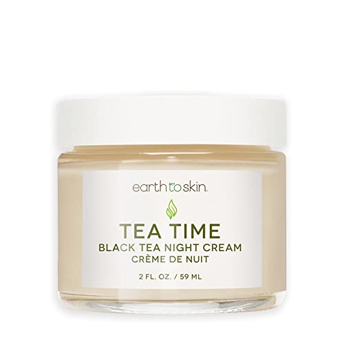 Earth To Skin Black Tea Night Cream with Edelweiss Extract - 2 fl oz