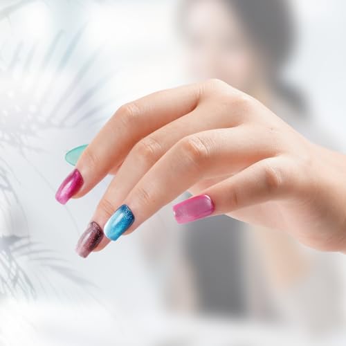 Beetles Gel Nail Kit - 500Pcs Soft Tips, 2 In 1 Glue & Polish, Coffin Shape, UV & Top Coat
