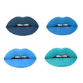Aromi Matte Liquid Lipstick Bundle | Long-lasting, Light, Baby Blue, Dark Navy, Sea Foam, Azure Blue Lip Color for Women (BlueLiquid Lipstick Bundle) | Matte Finish