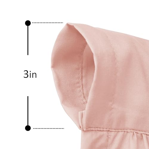 Peach Pink Blackout Window Curtains 52x96 Inches, 2 Panels - Homechoice Decor