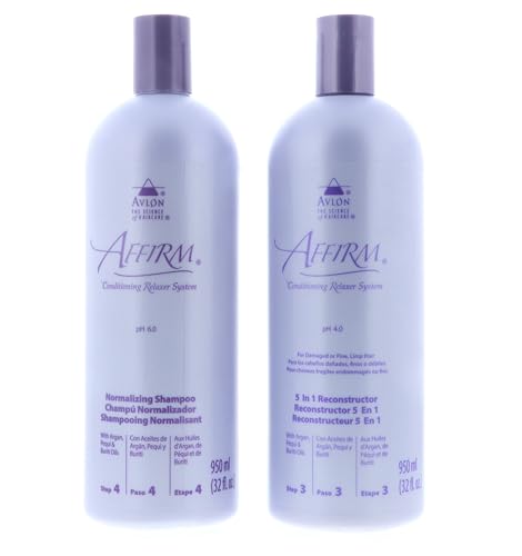Avlon Affirm 5-in-1 Hair Reconstructor & Normalizing Shampoo Set 64oz