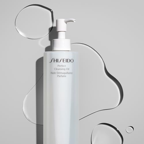 Shiseido Perfect Cleansing Oil - Lightweight Daily Cleanser for Soft, Dewy Skin - Removes Waterproof Makeup, Dirt & Impurities
