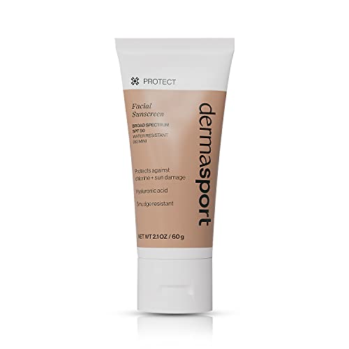 Dermasport Outdoor Essentials Kit: Sunscreen 50 SPF Lotion, Facial Cleanser, and Facial Moisturizer - Chlorine Skin Protection for Swimmers and Nourishment for Your Skin Anywhere for Smooth, and Youth