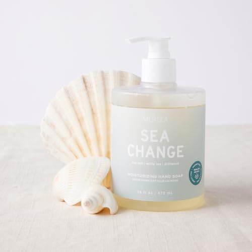 MERSEA Sea Change Liquid Hand Soap with Pump Bottle - Moisturizing & Fresh Ocean Scent, 16 fl oz (Variation: Sea Change)