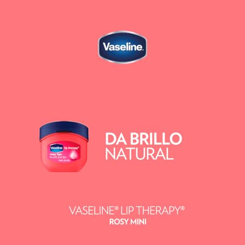Vaseline Lip Therapy Rosy Lips Mini 8-Pack – Rose-Tinted Moisturizing Lip Balm