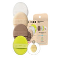 4P Makeup Sponge Set - Oval Liquid Foundation Cushions for Hydrating & Smooth Finish