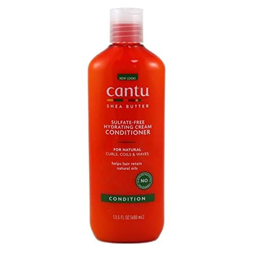 Cantu Natural Hair Conditioner Hydrating (Sulfate-Free) 13.5 Ounce (Pack of 3)