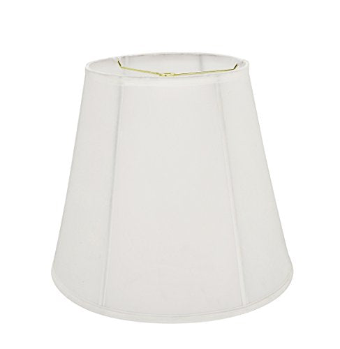 14 Inch Off-White Hexagon Bell Lamp Shade with Spider Construction - Aspen Creative