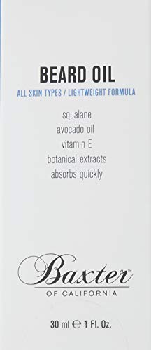 Beard Grooming Oil with Squalane & Avocado Oil - 1 Fl Oz, Nourishing & Anti-Itch