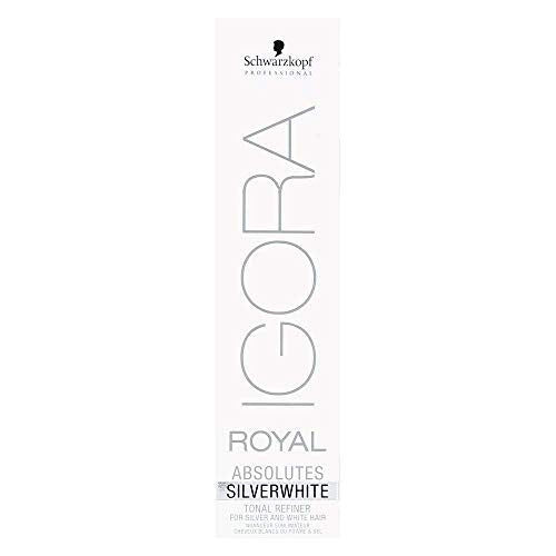 Silver White Hair Toning Cream - Ammonia-Free Permanent Gray Hair Color