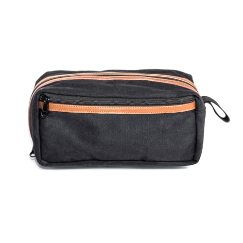 Black Canvas Travel Bag for Beard Care Accessories – Badass Beard Care