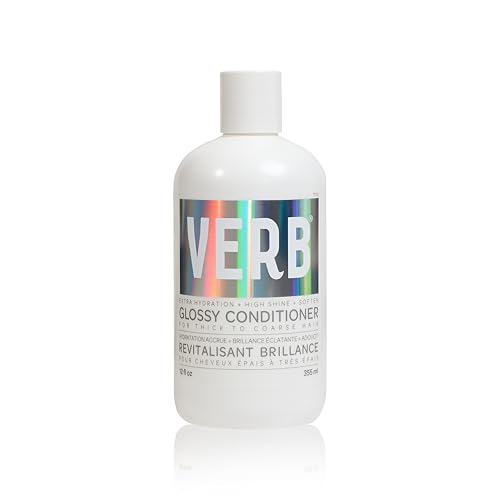 VERB Glossy Conditioner ? Conditions, Detangles + Adds High Shine for Thick to Coarse Hair ? Vegan, No Parabens or Harmful Sulfates