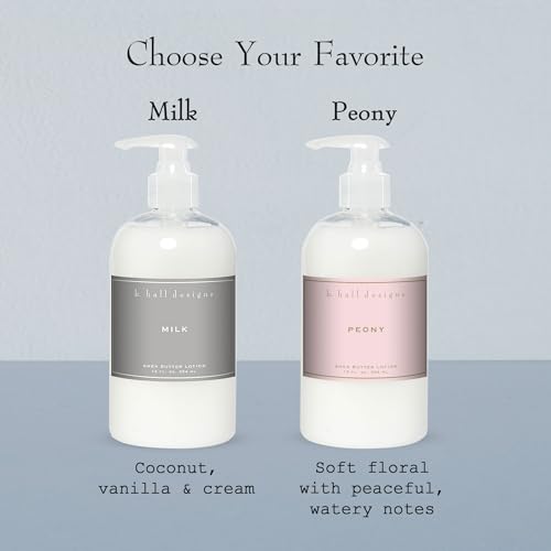 Milk Scented Shea Butter Body Lotion for Dry Skin - Sweet Coconut & Vanilla
