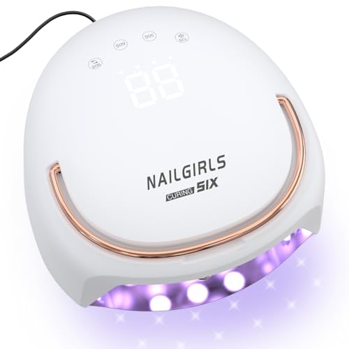 Professional UV Nail Lamp with 4 Timer Settings for Gel Nails & Manicures