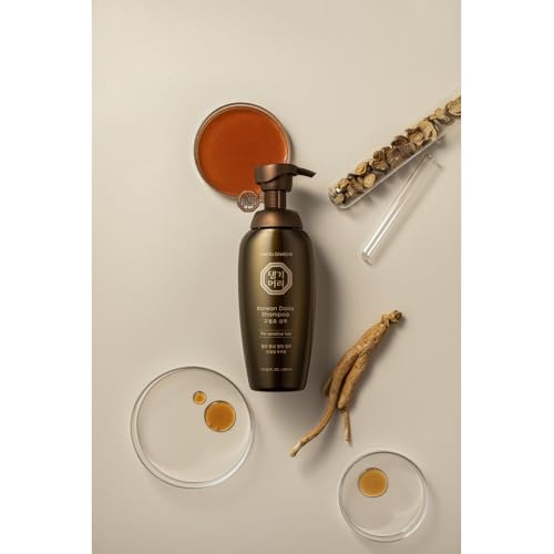 Korean Daisy Shampoo for Sensitive Hair - Herbal Nourishing & Hair Loss Relief, 400ml