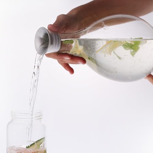 Mayu 1.5L Glass Water Pitcher Replacement for Structured Water Device