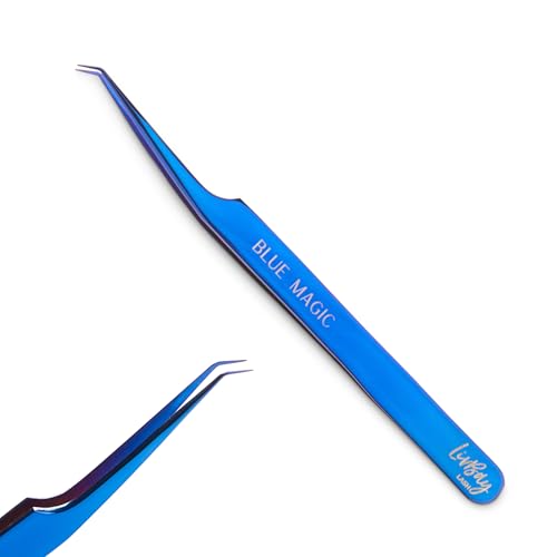 Professional Eyelash Extension Tweezers Curved Volume Fan Tool