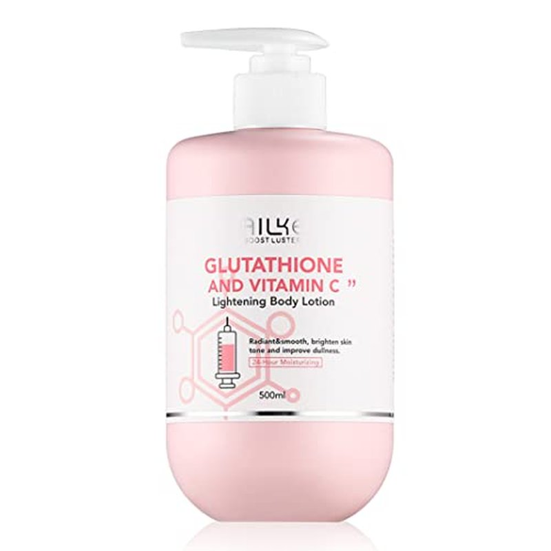 AILKE Daily Moisturizing Body Lotion, Visibly Enhances Skin Radiance, With Glutathione, Vitamin C, Moisturizing Cream from Normal to Dry Skin, Help Skin Soften and Smooth, 500 ml/ 16.9 fl oz