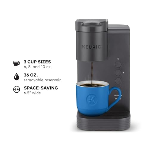 Keurig K-Express Essentials Matte Gray Single-Serve Coffee Maker