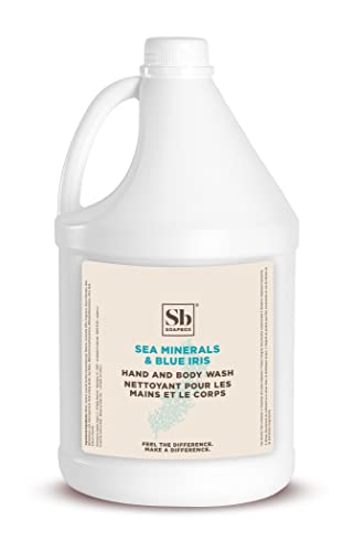 Soapbox Hand & Body Wash - Sea Minerals & Blue Iris 1 Gallon Refill Bulk