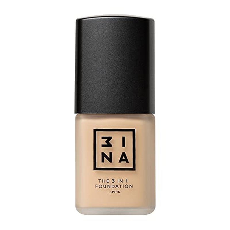 3INA The 3-in-1 Foundation ? Liquid Foundation with SPF 15 ? 12-Hour, Light to Medium Coverage ? Skincare, Concealer, Coverage in One ? 213 ? 1.01 oz