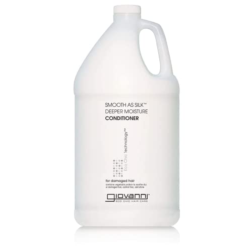 GIOVANNI Eco Chic Smooth As Silk Deep Moisture Conditioner 128 Fl Oz Pack of 1