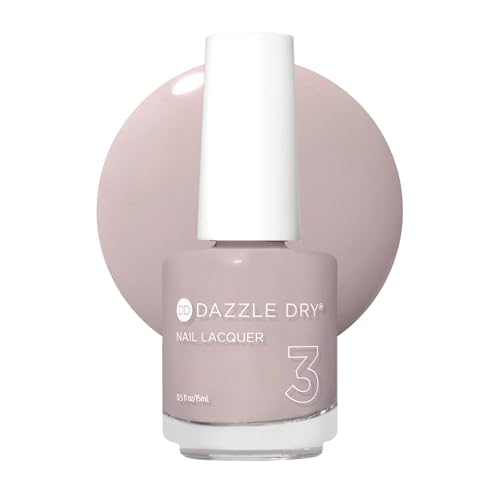 Dazzle Dry Nail Lacquer Step 3 Broadway Beige 0.5 Fl Oz - Long-Lasting, Quick-Dry Polish