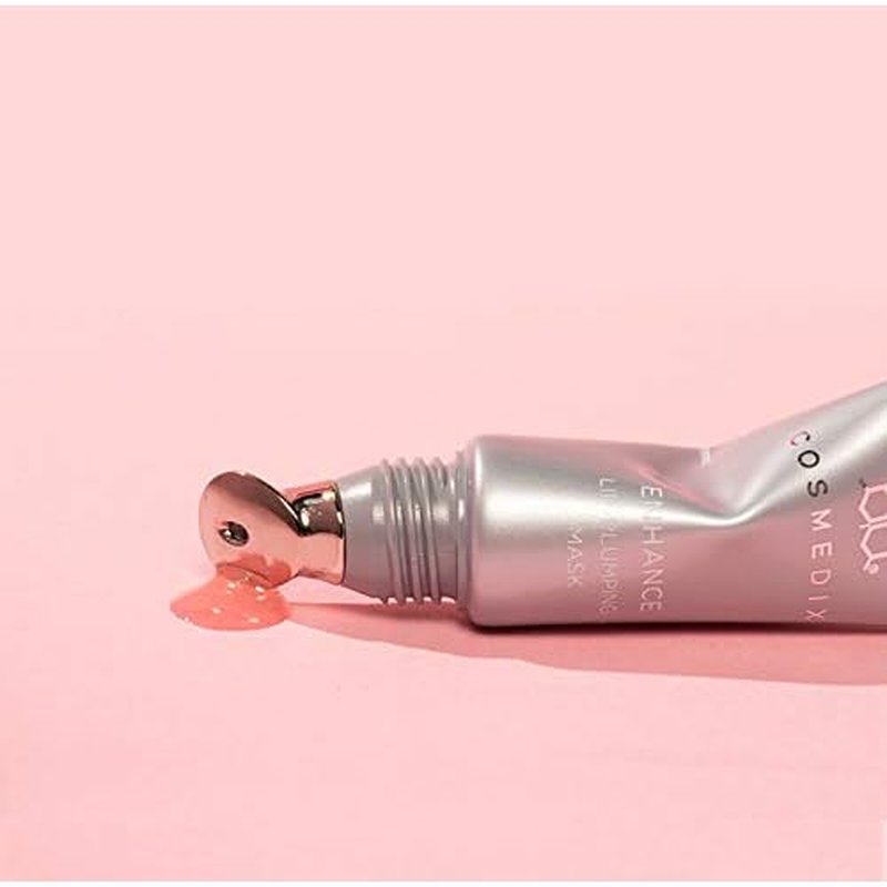 COSMEDIX Enhance Lip-Plumping Mask, Ultra-Nourishing, Intense Hydration & Moisture, Shea Butter & Cocoa Seed Butter, Cruelty & Gluten Free