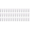 24PCS 30ML/1oz Empty Refillable Cosmetic Squeeze Tube Bottle Containers Jars Pot With Flip Cap For Makeup Shampoo Facial Cleanser Body Cream Shower Gel Liquids Lip Gloss (White) (Pack of 2)