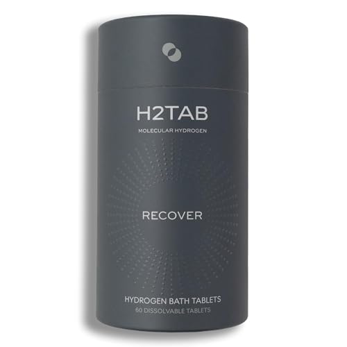 Hydrogen Bath Tablets for Muscle Recovery & Skin Health - 60 Count