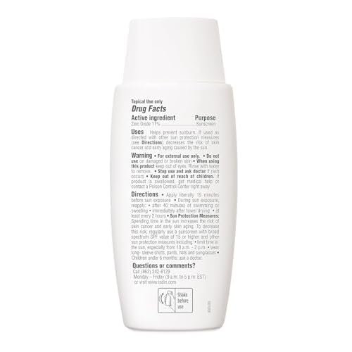 ISDIN Eryfotona Actinica Zinc Oxide and 100% Mineral Sunscreen Broad Spectrum SPF 50+, No White Cast, Suitable for Sensitive Skin