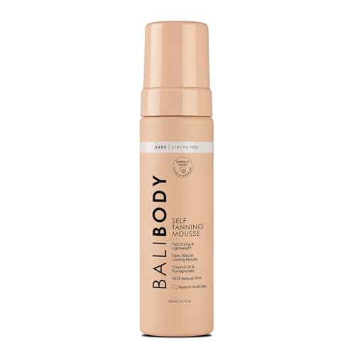 Dark Self Tanner Mousse - Sunless Tan Foam with Natural & Vegan Ingredients - 200ml / 6.7 fl oz (Variation of THIS listing)