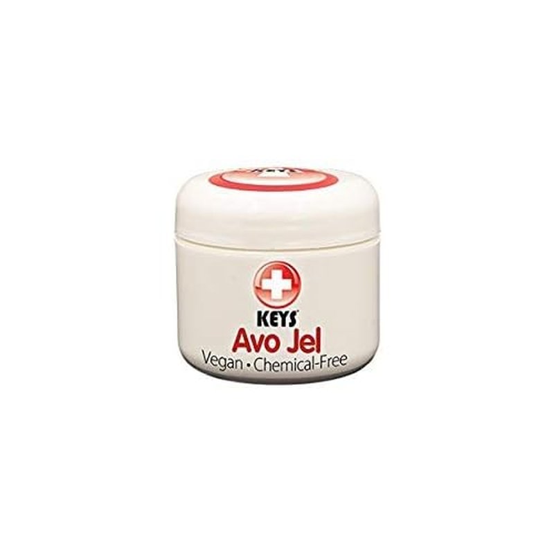 Keys Avo Jel All Natural, Vegan, Chemical-Free Alternative Naturals Petroleum Jelly Free Skin Protectant made from Pure Organic Jellied Avocado Oil, No Wax, No Synthetic Ingredients, 2 ounces